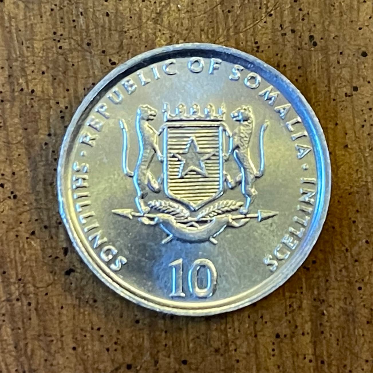 Camel Somalia 10 Shillings Authentic Coin Money for Jewelry and Craft Making