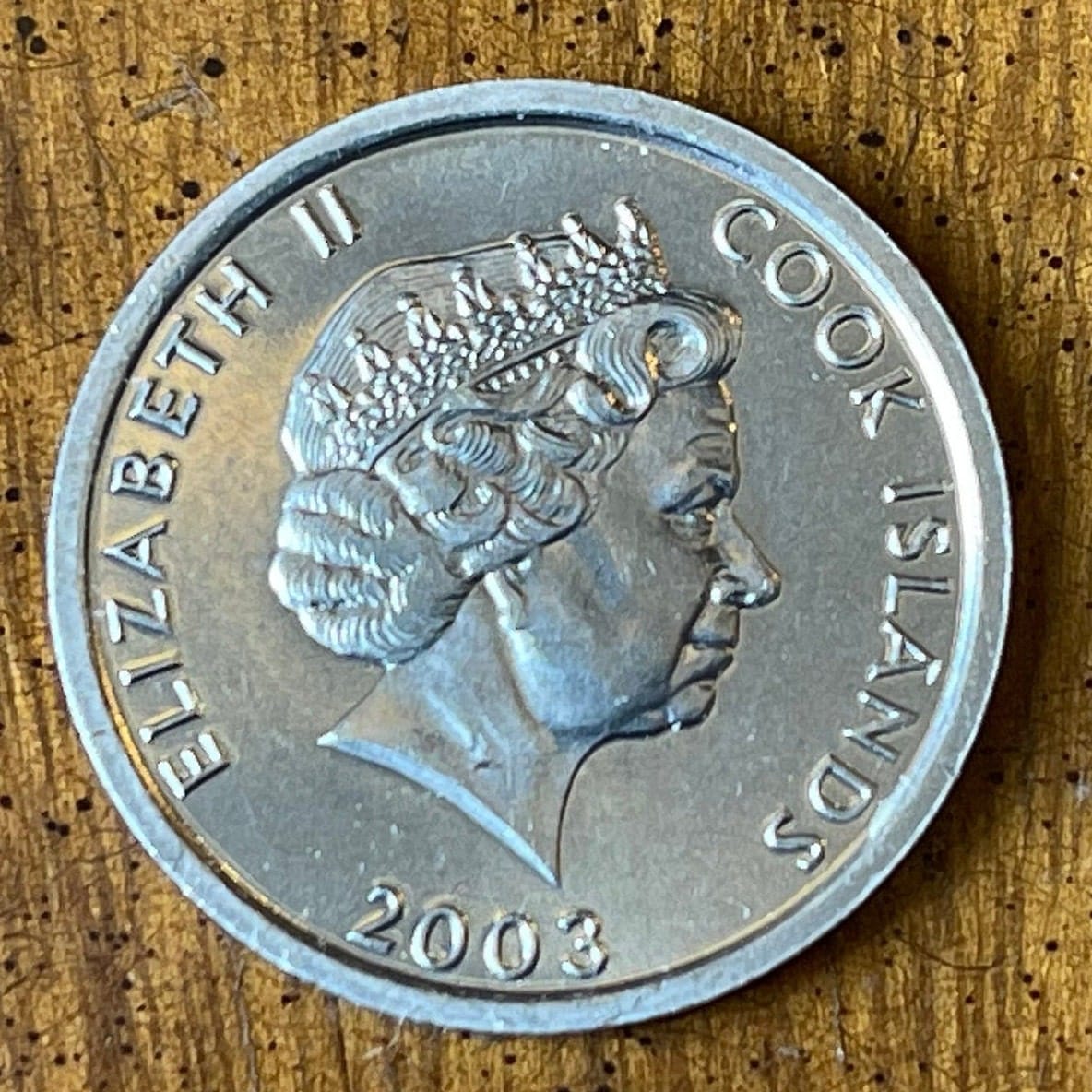 Wild Rooster 1 Cent Cook Islands Authentic Coin Money for Jewelry and Craft Making (Wild Chicken)