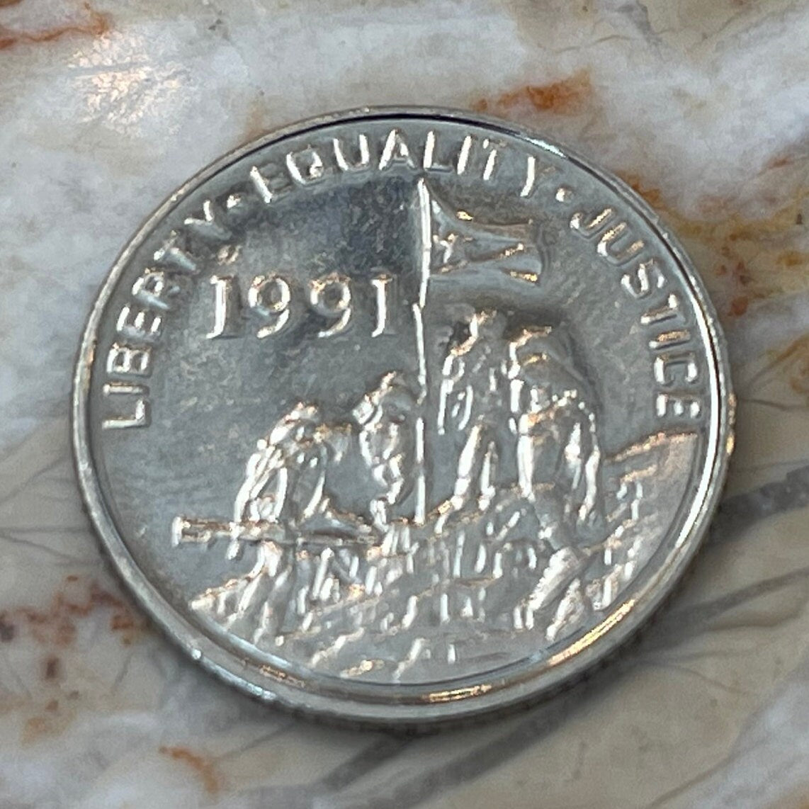 Somali Ostrich & Liberty/Equality/Justice Eritrea 10 Cents Authentic Coin Money for Jewelry and Craft Making