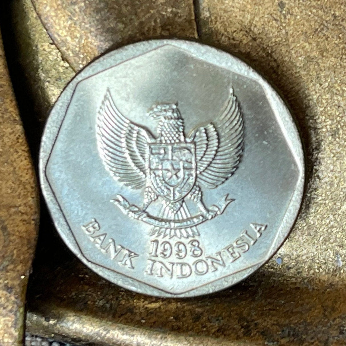 Bull Racing 100 Rupiah Indonesia Authentic Coin Money for Jewelry and Craft Making