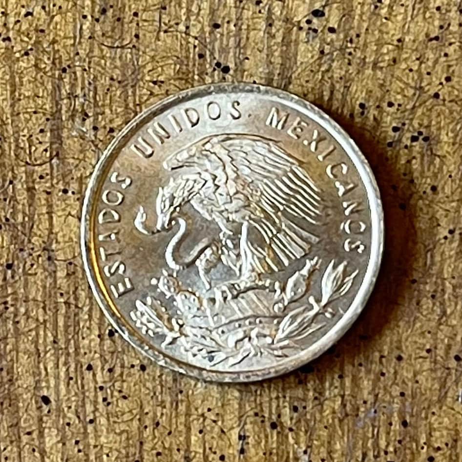 Eagle w/Snake & Wheat 1 Centavo Mexico Authentic Coin Money for Jewelry and Craft Making