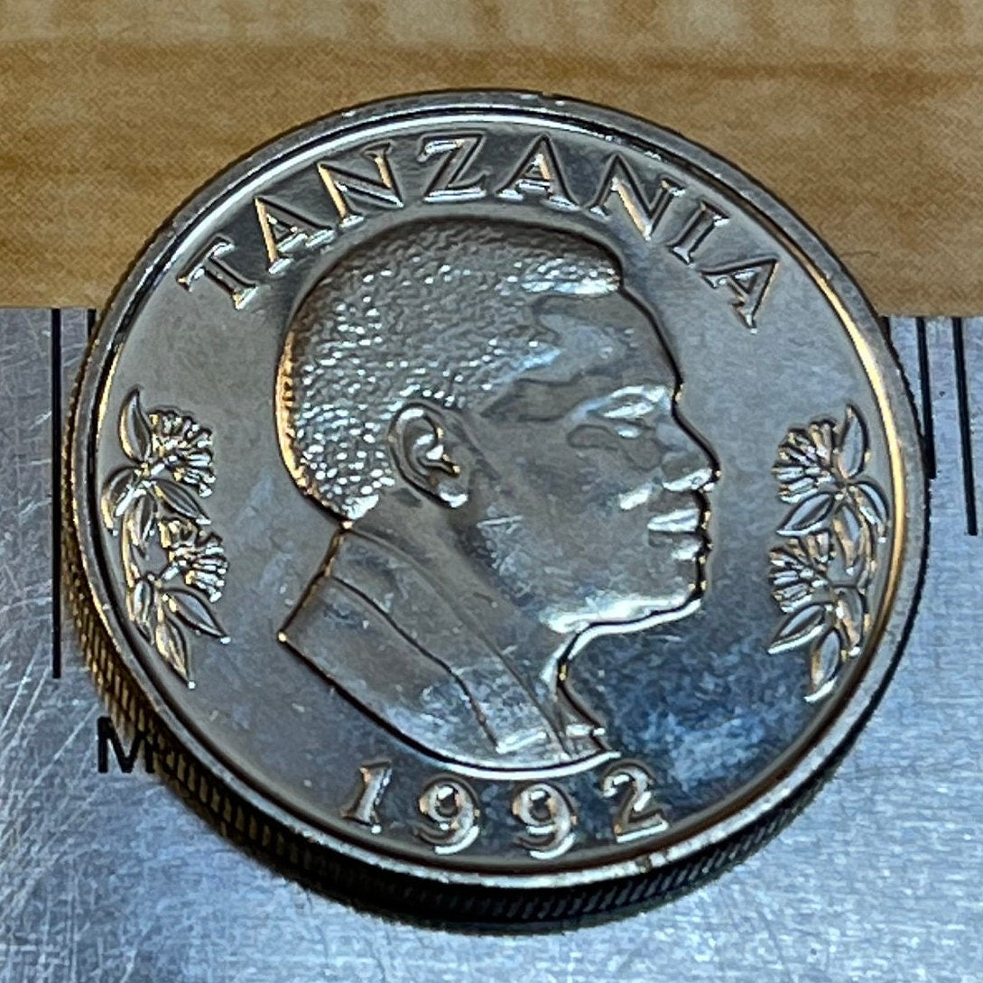 Uhuru Torch 1 Shilingi Tanzania Authentic Coin Money for Jewelry and Craft Making (Torch of Freedom)
