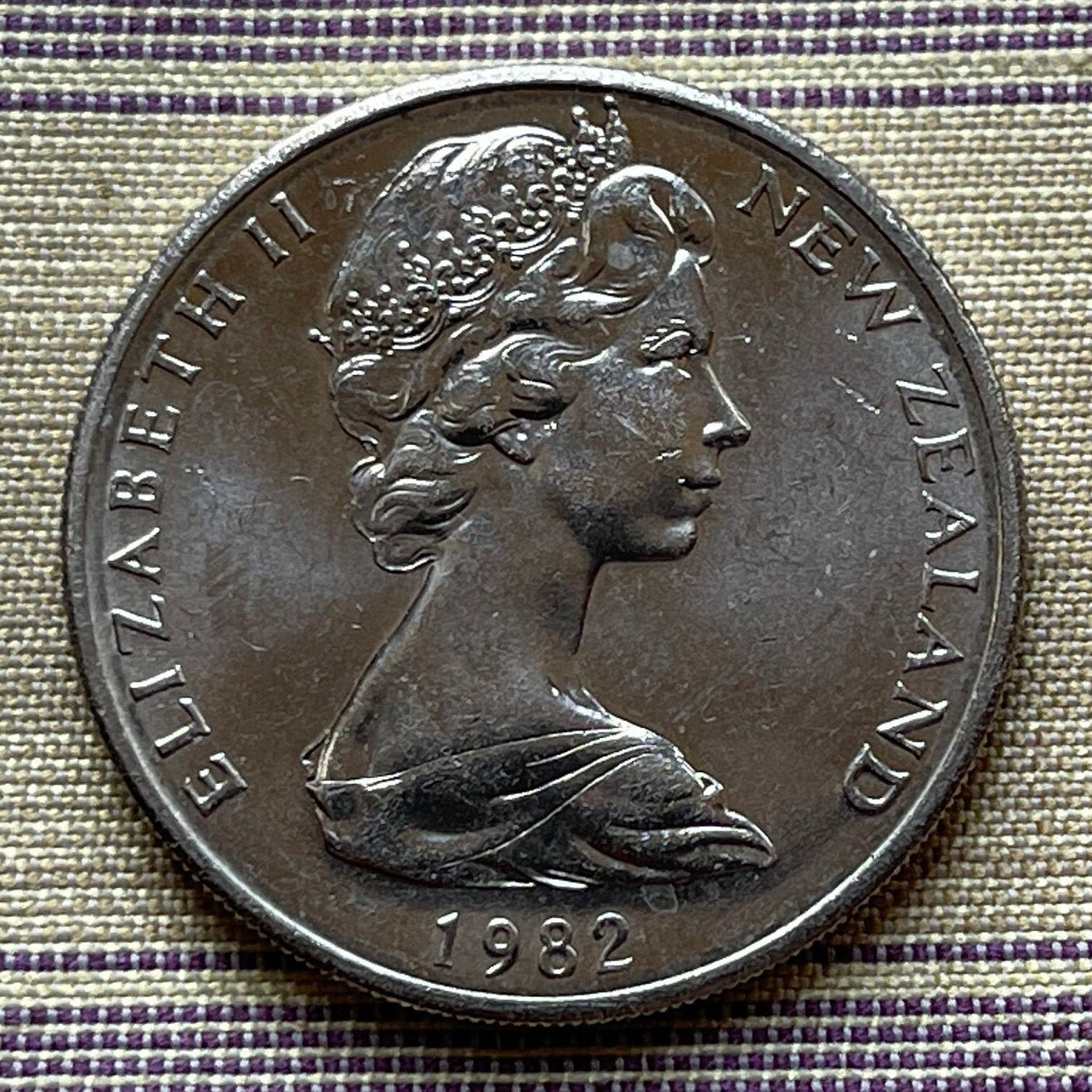 Kiwi 20 Cents New Zealand Authentic Coin Charm for Jewelry and Craft Making