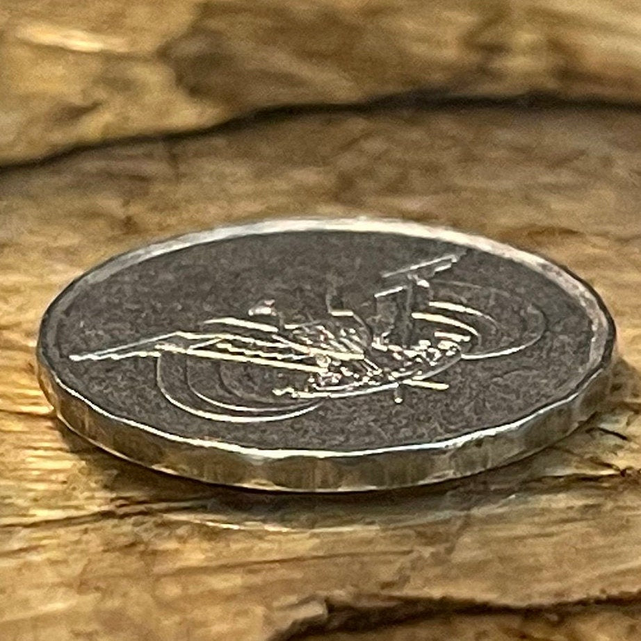 Eagle of Saladin 1 Rial Yemen Authentic Coin Money for Jewelry and Craft Making