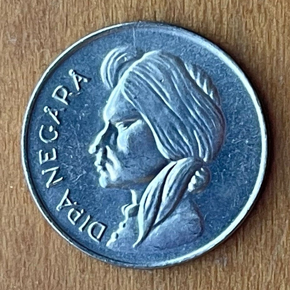 Prince Dipanegara 50 Sen Authentic Coin Money for Jewelry and Craft Making (Diponegoro)