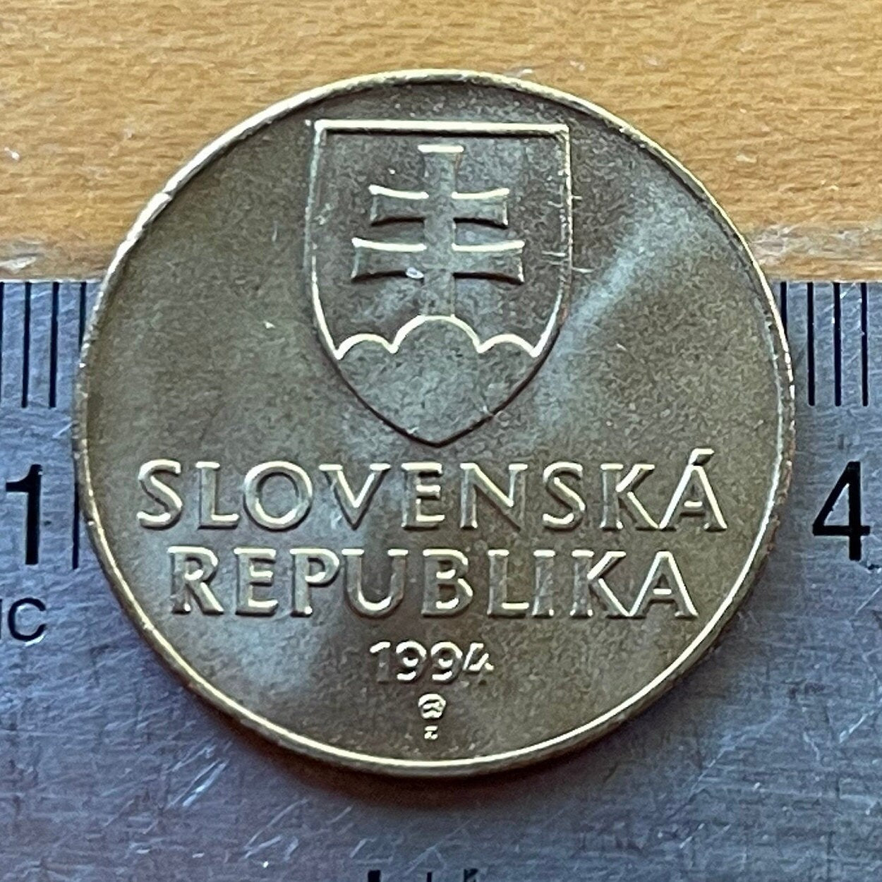Three Marys Cross of Great Moravia 10 Korún Slovak Republic Authentic Coin Money for Jewelry and Crafts (Virgin Mary) (Easter)