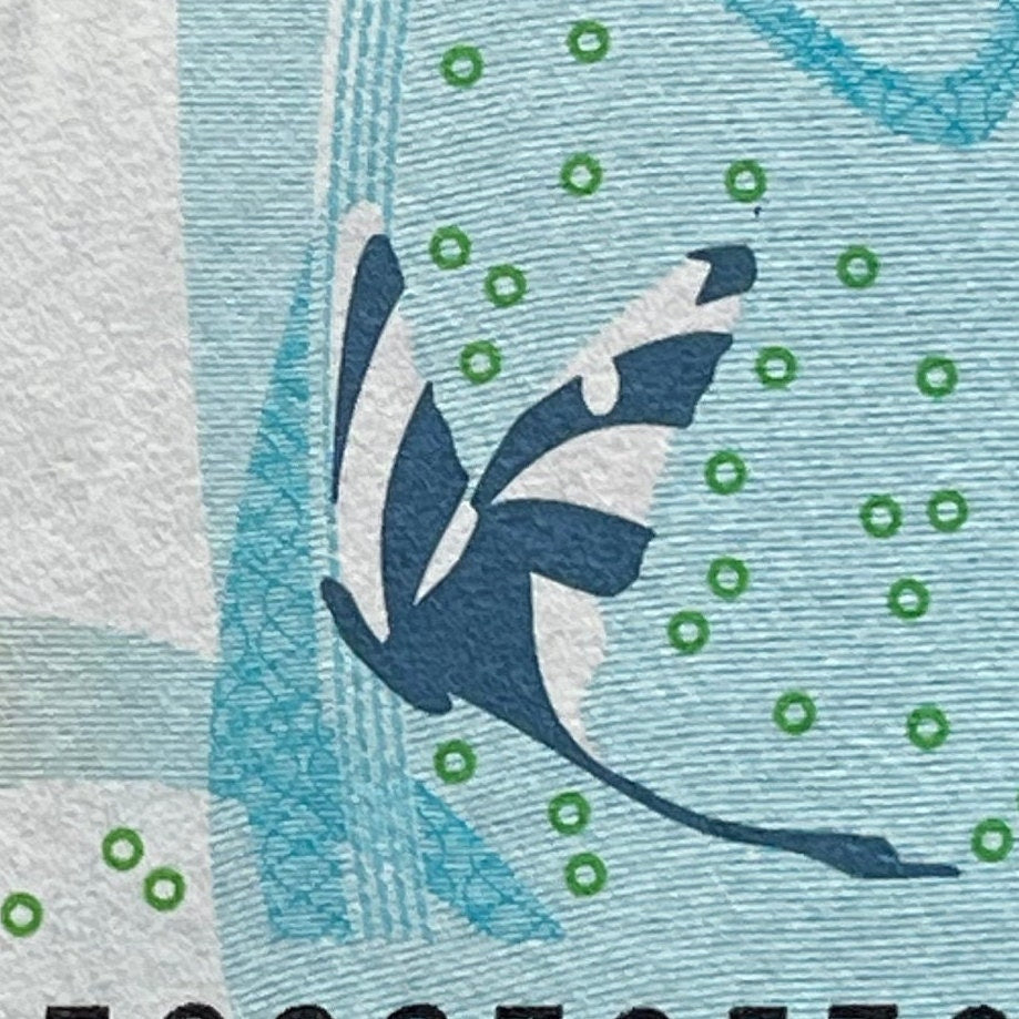Madagascar Poison Frog & Ambozontany Cathedral 100 Ariary Authentic Banknote Money for Jewelry and Collage (2017) (Zebu) (Fianarantsoa)