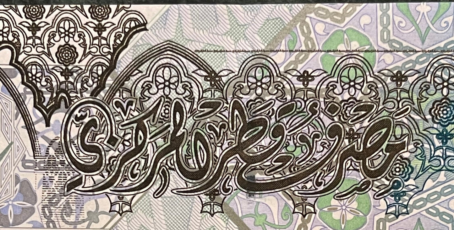 Lark, Bee-Eater, Plover & Sailing Dhow 1 Riyal Qatar Authentic Banknote Money for Jewelry and Collage (Al Jazeera) (Native Birds)