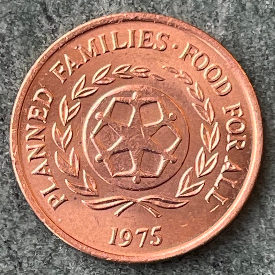 Watermelons 2 Seniti Tonga Authentic Coin Money for Jewelry and Craft Making (Family Planning)