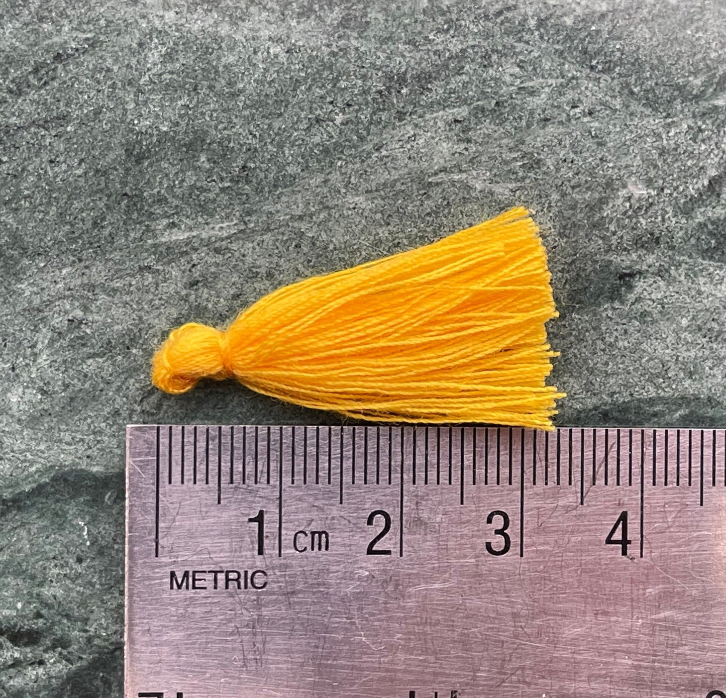 Mini Cotton Tassels- Double Rainbow set of 22 (2 of each color!); add jumpring; earrings-jewelry, accessory, charm, bracelet, necklace, mala