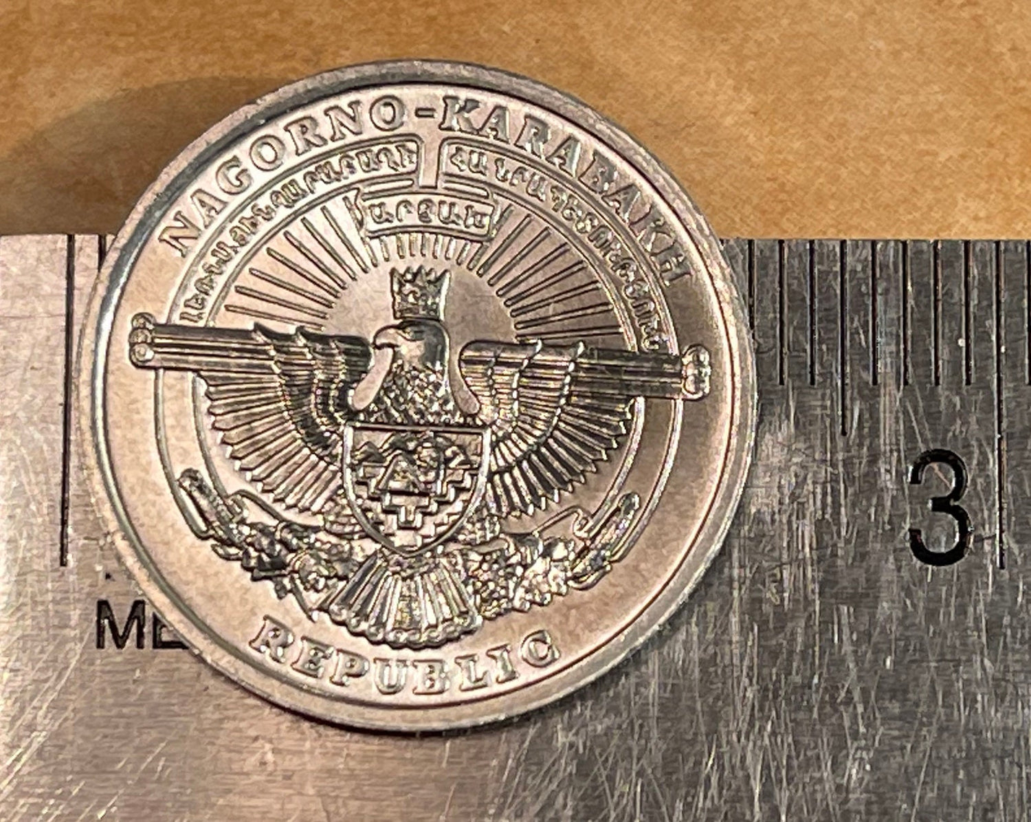 Pheasant Nagorno-Karabakh Authentic Coin Money Dram for Jewelry and Craft Making