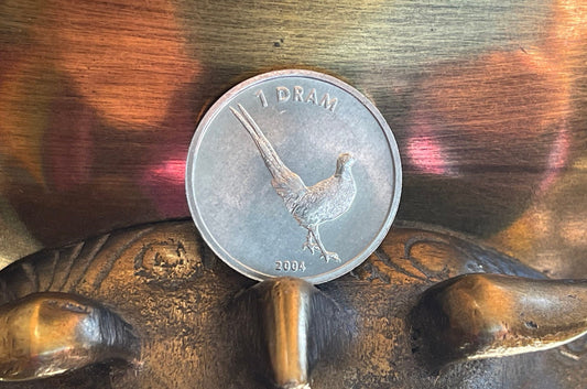Pheasant Nagorno-Karabakh Authentic Coin Money Dram for Jewelry and Craft Making