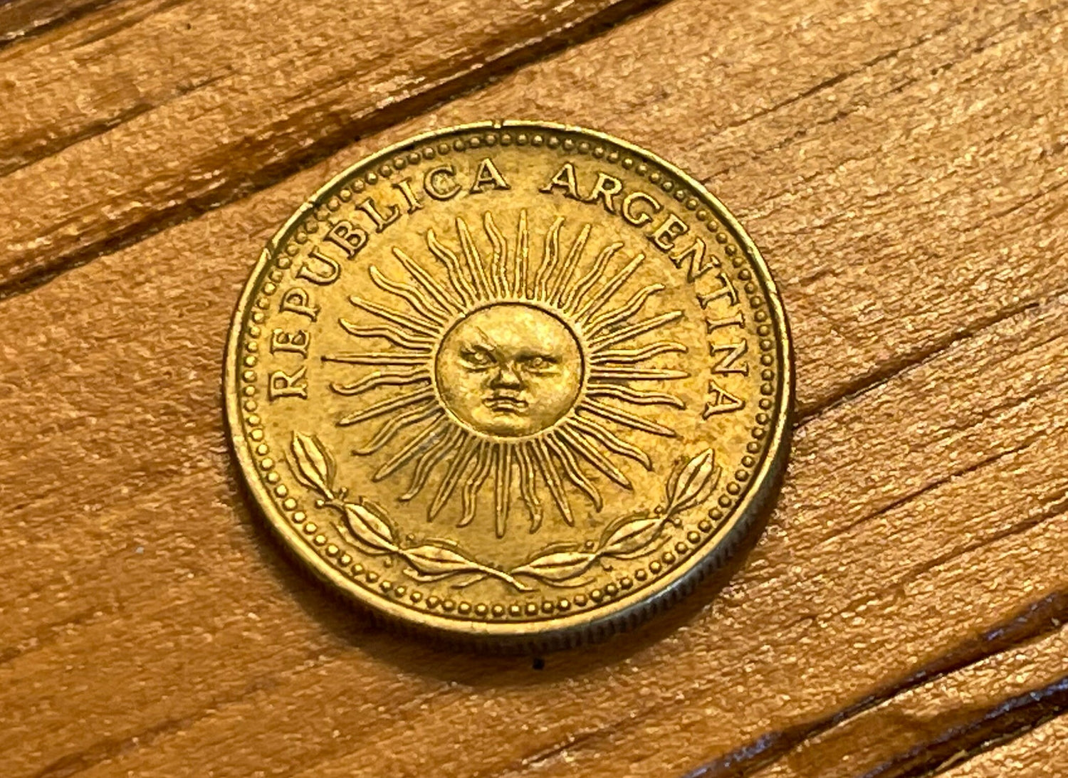 Sun of May Argentina Authentic Peso Coin Money for Jewelry and Craft Making 1974 1975 1976