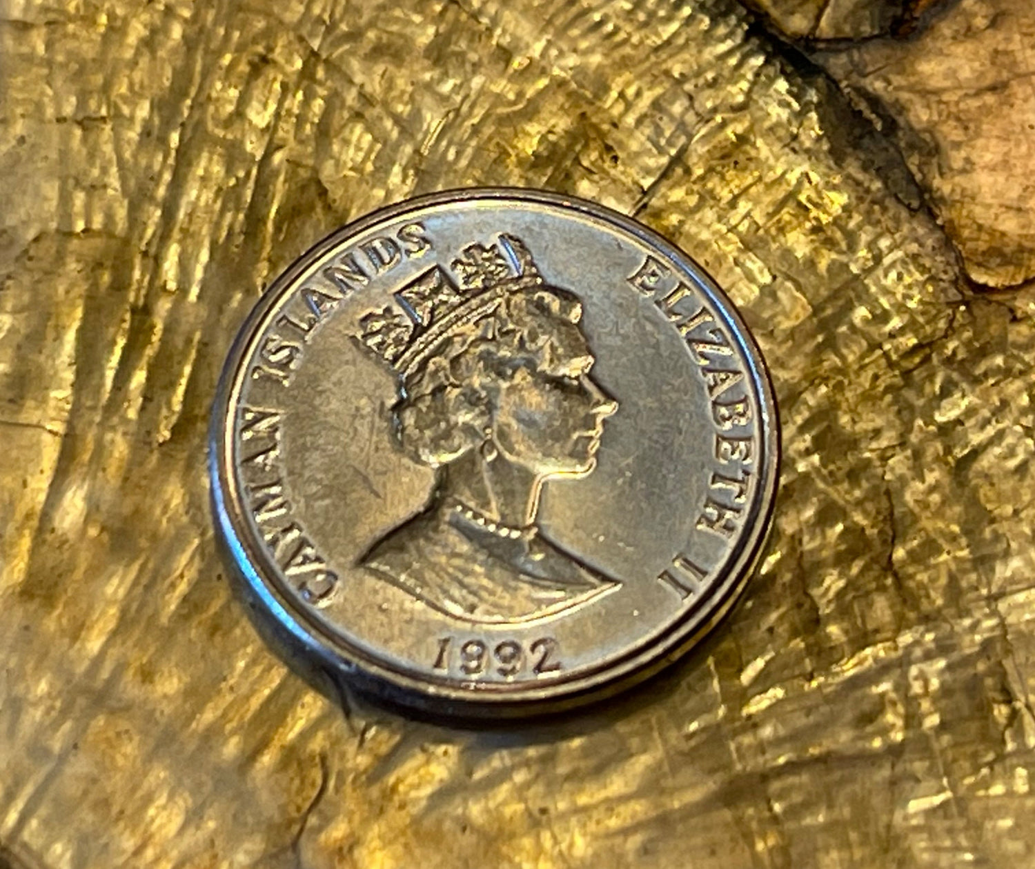 Crayfish Cayman Islands Authentic Coin Money Cent for Jewelry and Craft Making