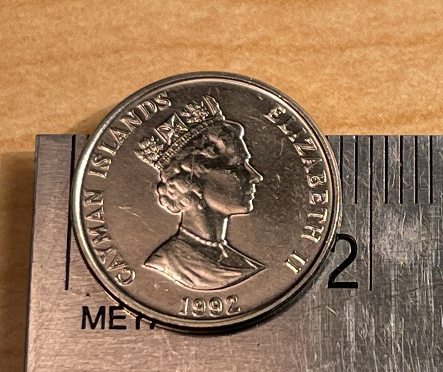 Crayfish Cayman Islands Authentic Coin Money Cent for Jewelry and Craft Making