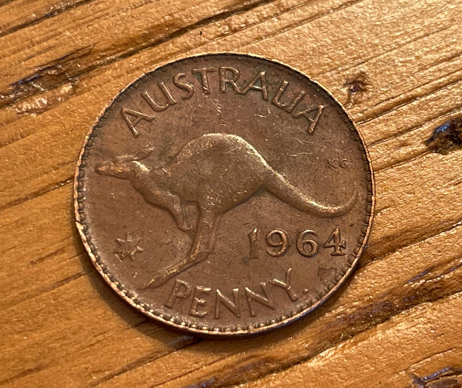 Kangaroo & Queen Australian Penny Authentic Coin Money for Jewelry and Craft Making 1956 1957 1958 1960 1962 1964