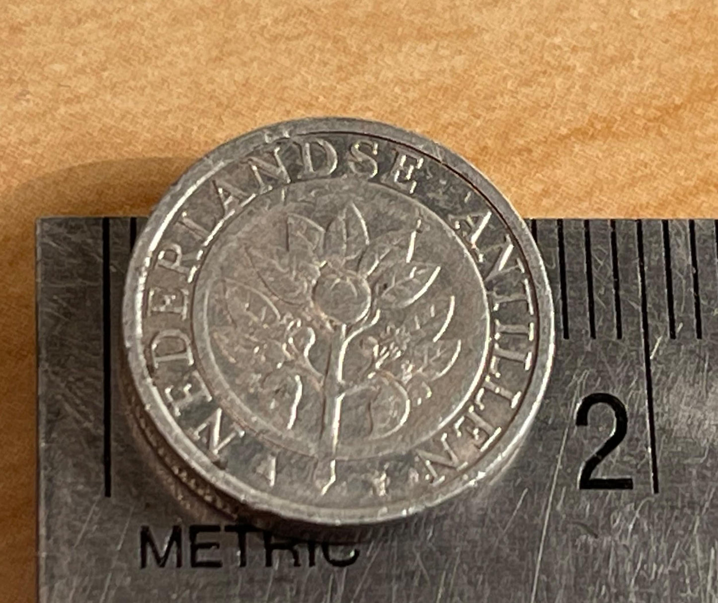 Curaçao Orange 5 Cents Netherlands Antilles Authentic Coin Money for Jewelry and Craft Making (Curaçao Liqueur) (Triple Sec) (Witbier)