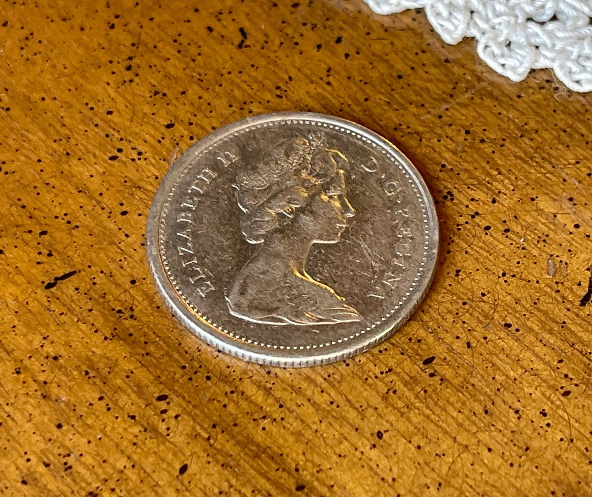 Caribou & Queen Elizabeth Canadian Authentic Coin Money for Jewelry and Craft Making