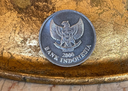 Garuda & Cockatoo Indonesian Authentic Coin Money Rupiah for Jewelry and Craft Making