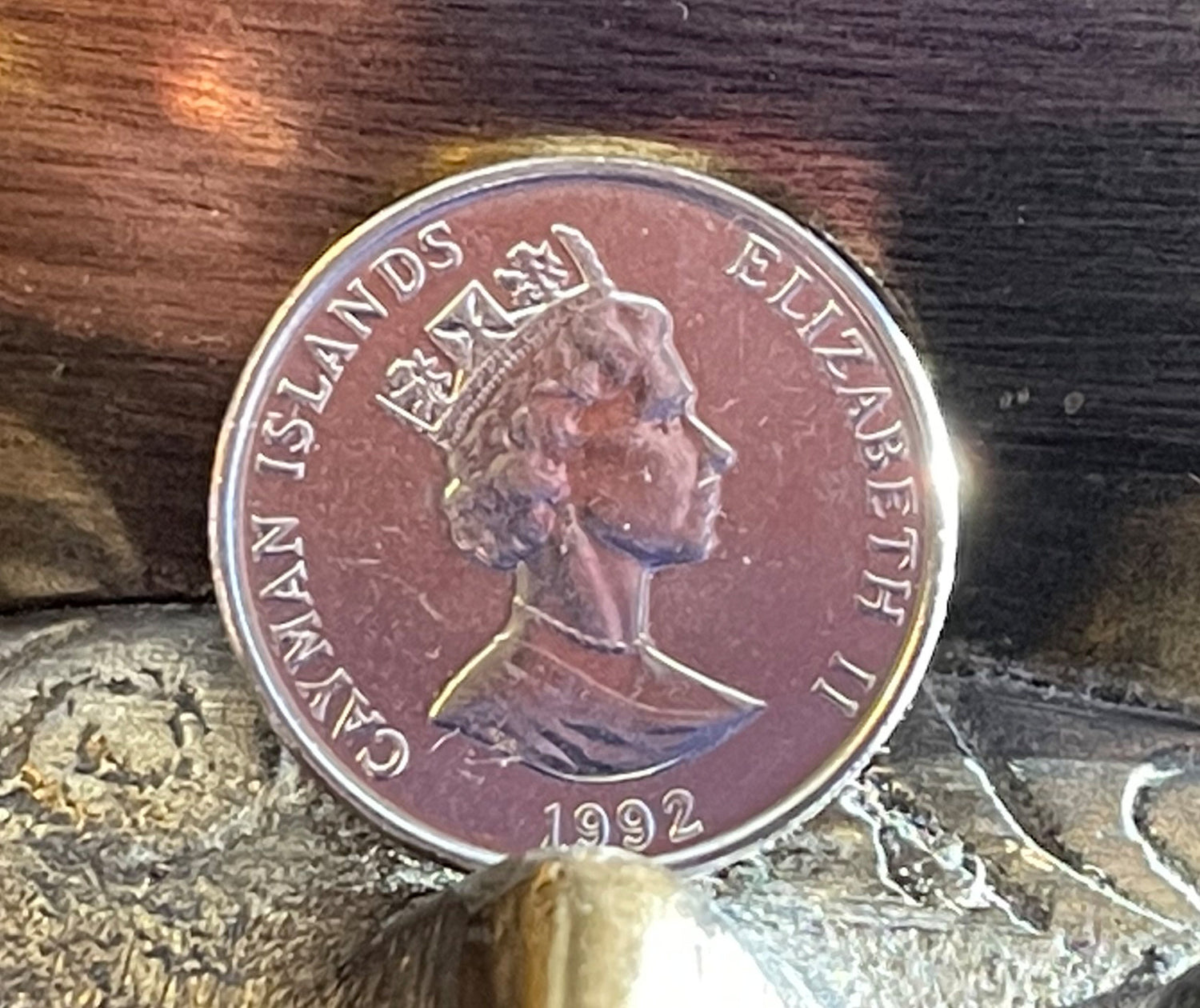 Crayfish Cayman Islands Authentic Coin Money Cent for Jewelry and Craft Making