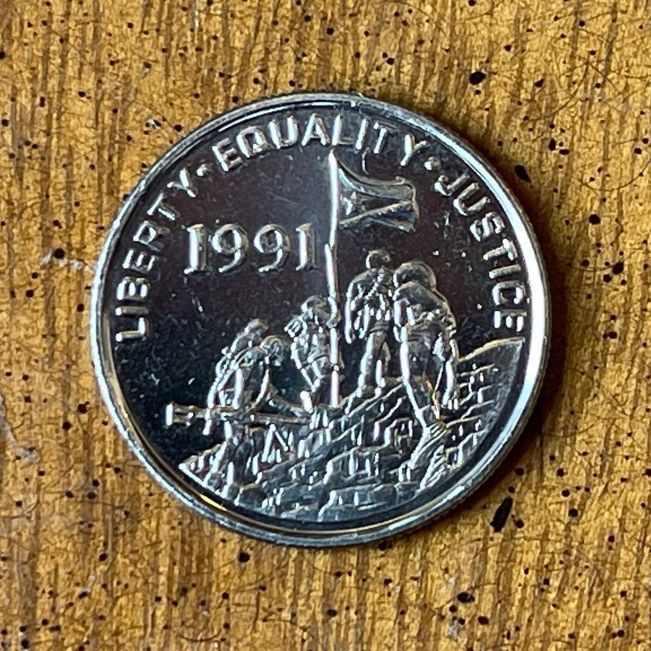 Leopard & Liberty Equality Justice Eritrea 5 Cents Authentic Coin Money for Jewelry and Craft Making