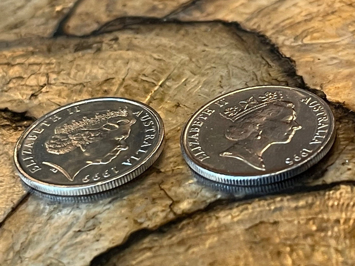 Spiny Anteater 5 Cents Australia Authentic Coin Money for Jewelry and Craft Making (Echidna) 2017