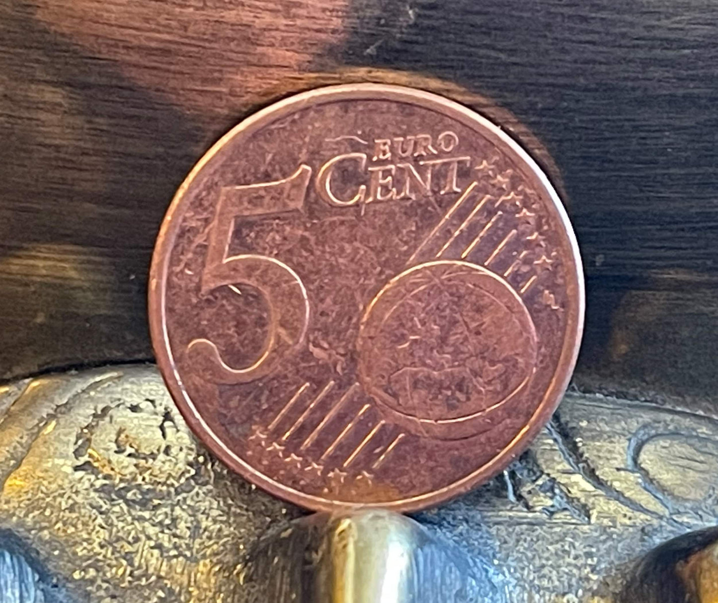 Oak Twig German Authentic Coin Money 5 Euro Cents for Jewelry and Craft Making