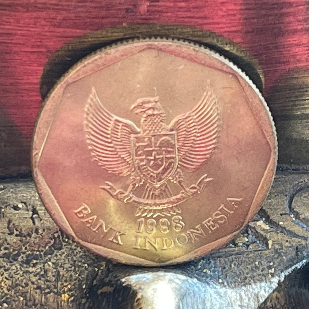 Bull Racing 100 Rupiah Indonesia Authentic Coin Money for Jewelry and Craft Making