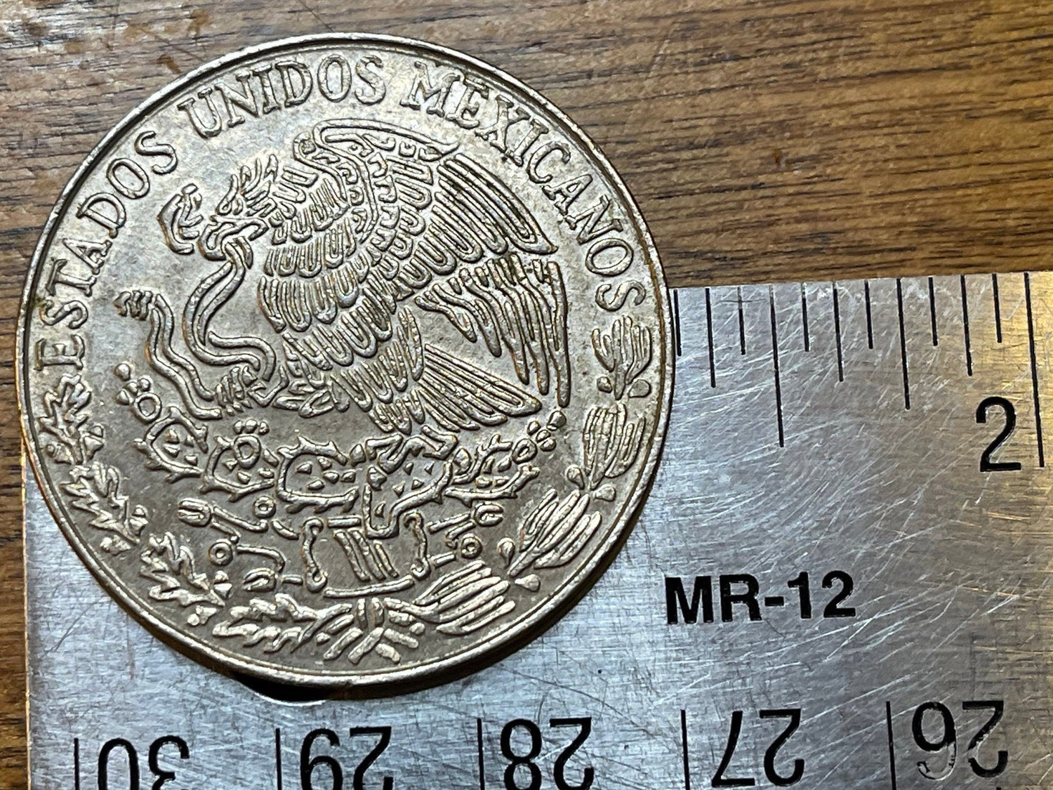 Vicente Guerrero & Eagle w/Snake 5 Pesos Mexico Authentic Coin Money for Jewelry and Craft Making