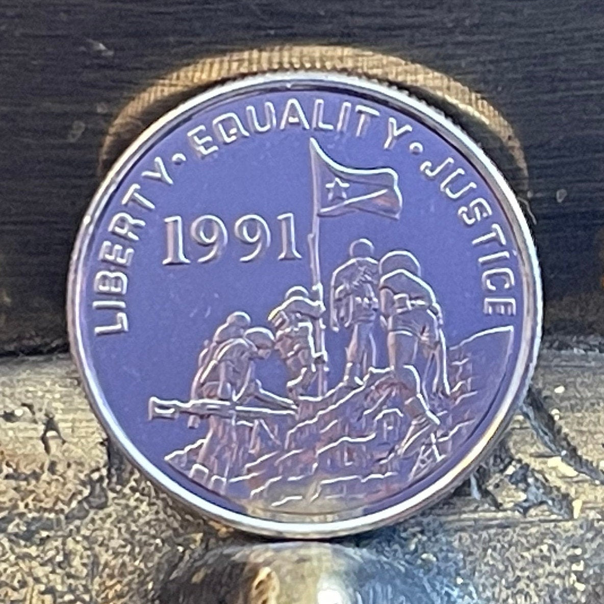 Leopard & Liberty Equality Justice Eritrea 5 Cents Authentic Coin Money for Jewelry and Craft Making