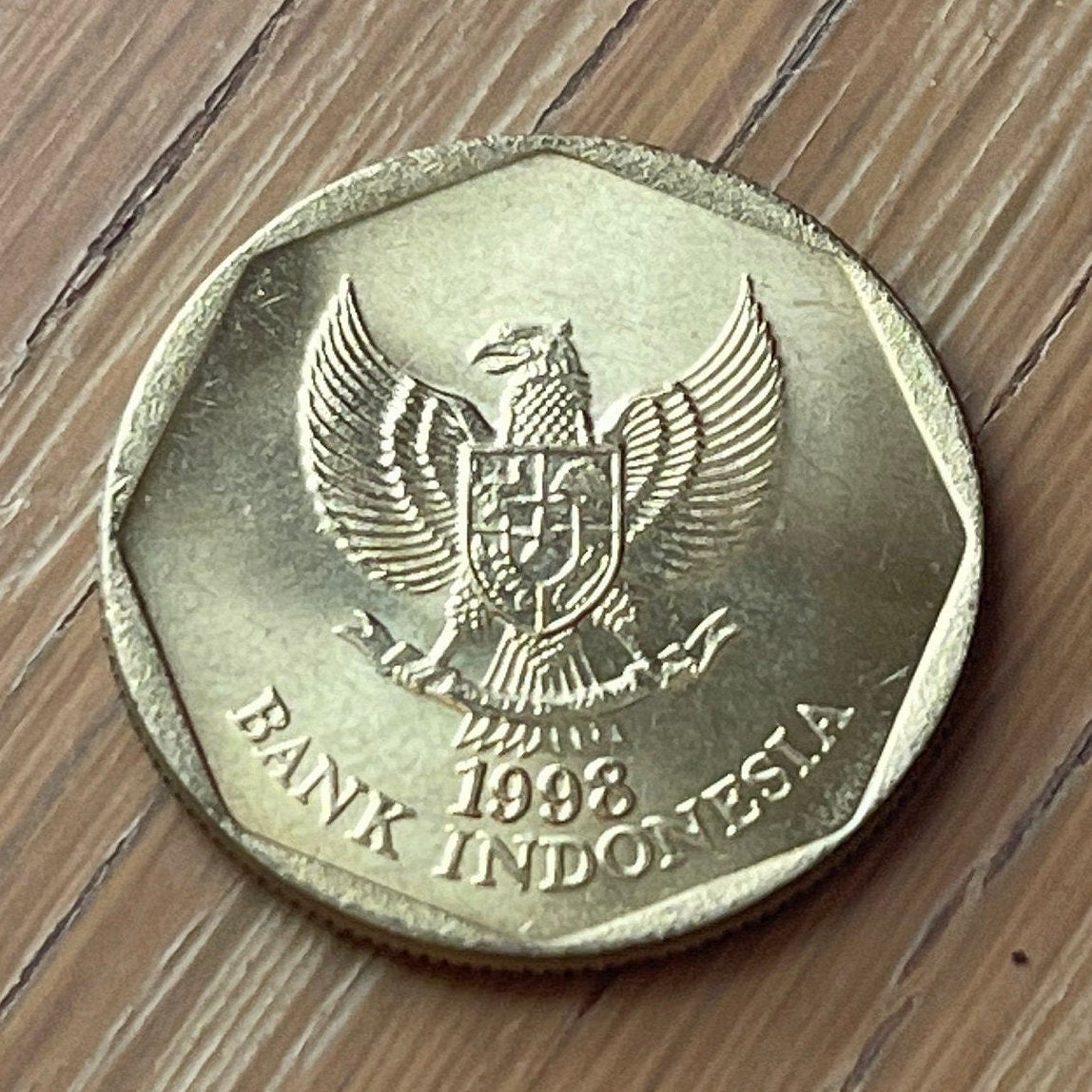 Bull Racing 100 Rupiah Indonesia Authentic Coin Money for Jewelry and Craft Making