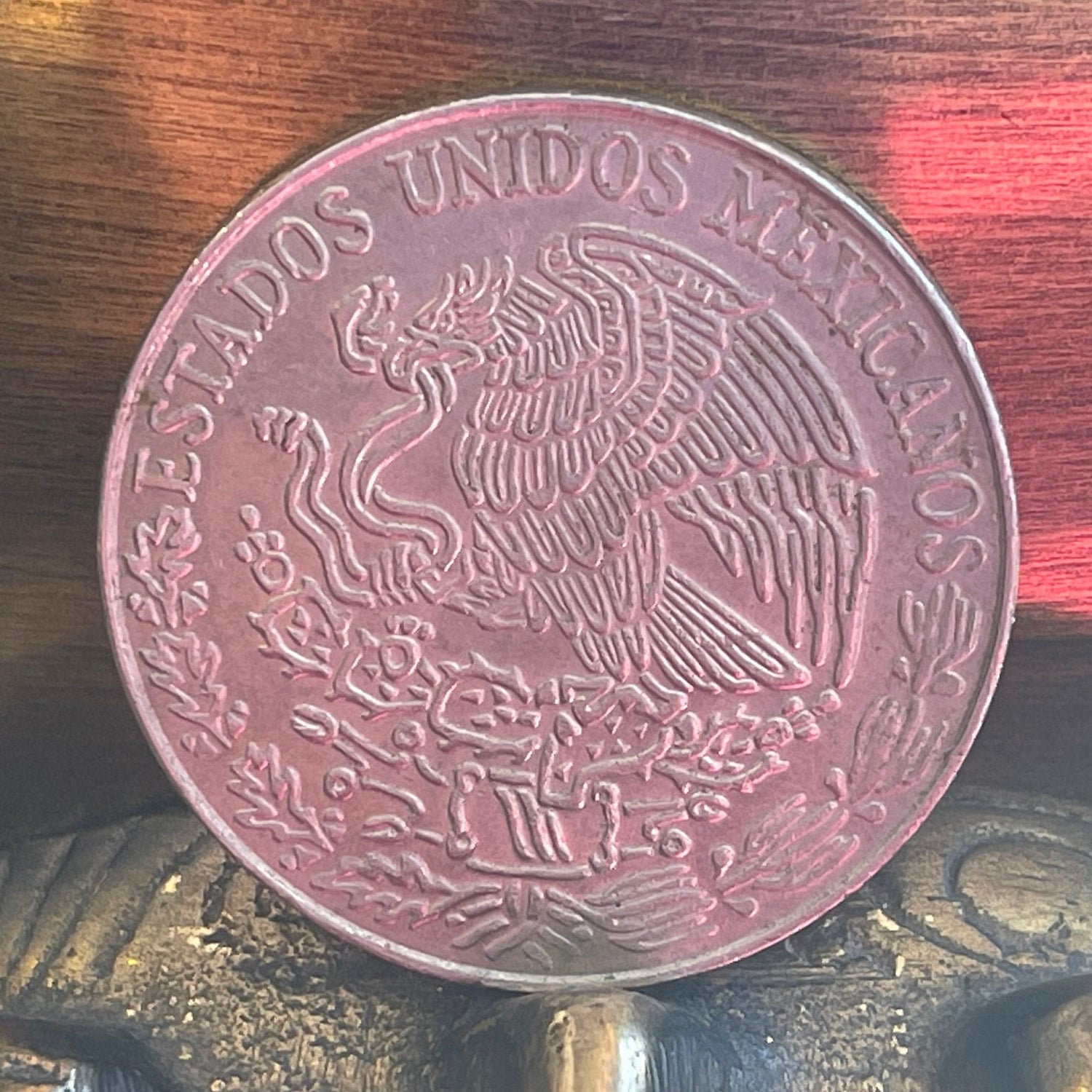 Vicente Guerrero & Eagle w/Snake 5 Pesos Mexico Authentic Coin Money for Jewelry and Craft Making