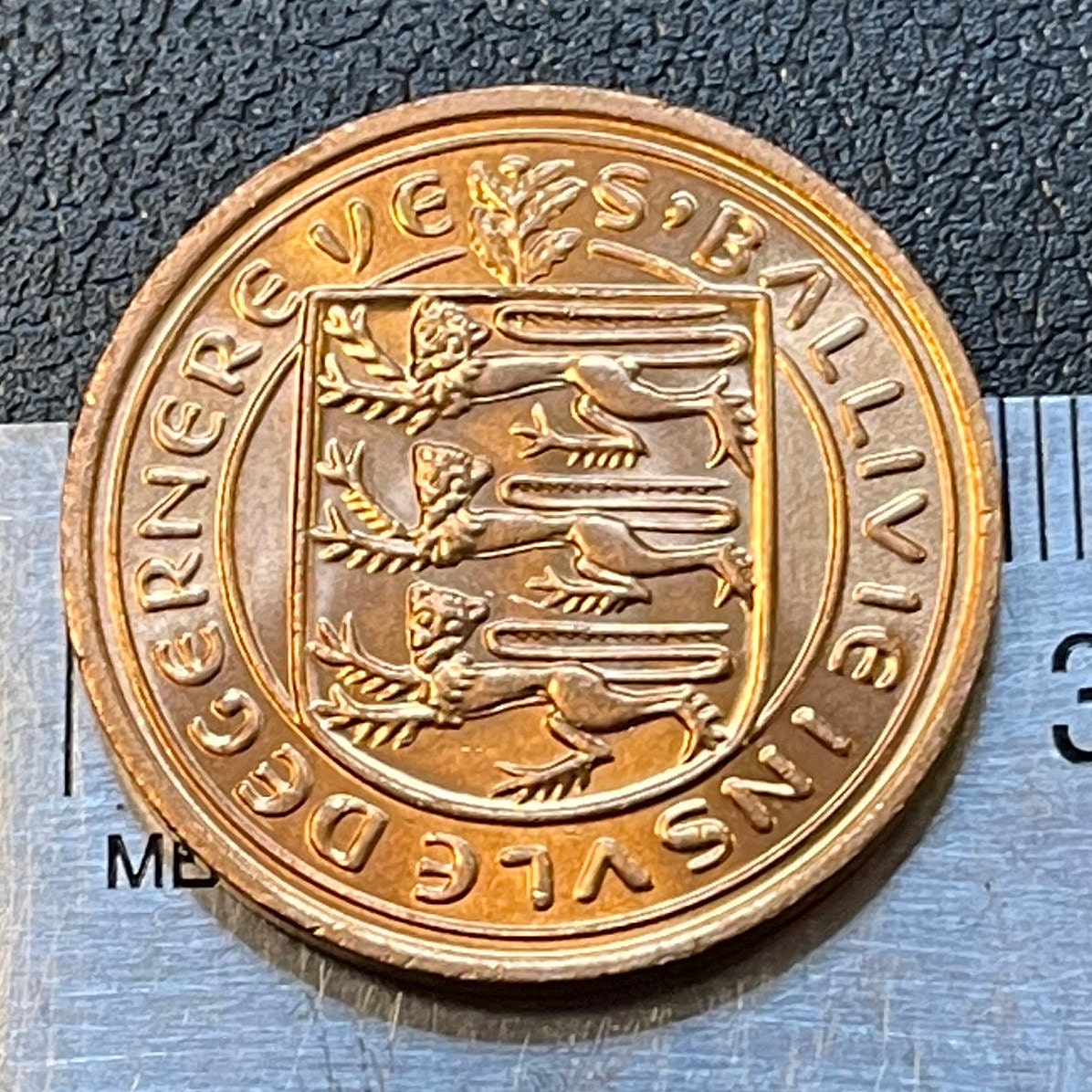 Sark Windmill 2 Pence Guernsey Authentic Coin Money for Jewelry and Craft Making