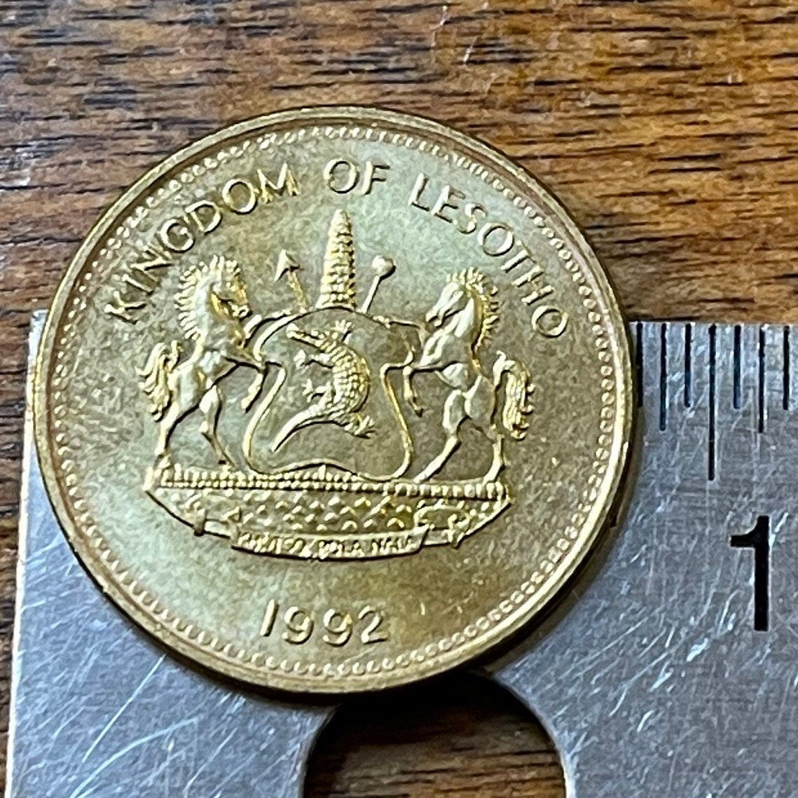 Bull Lesotho 2 Lisente Authentic Coin Money for Jewelry and Craft Making