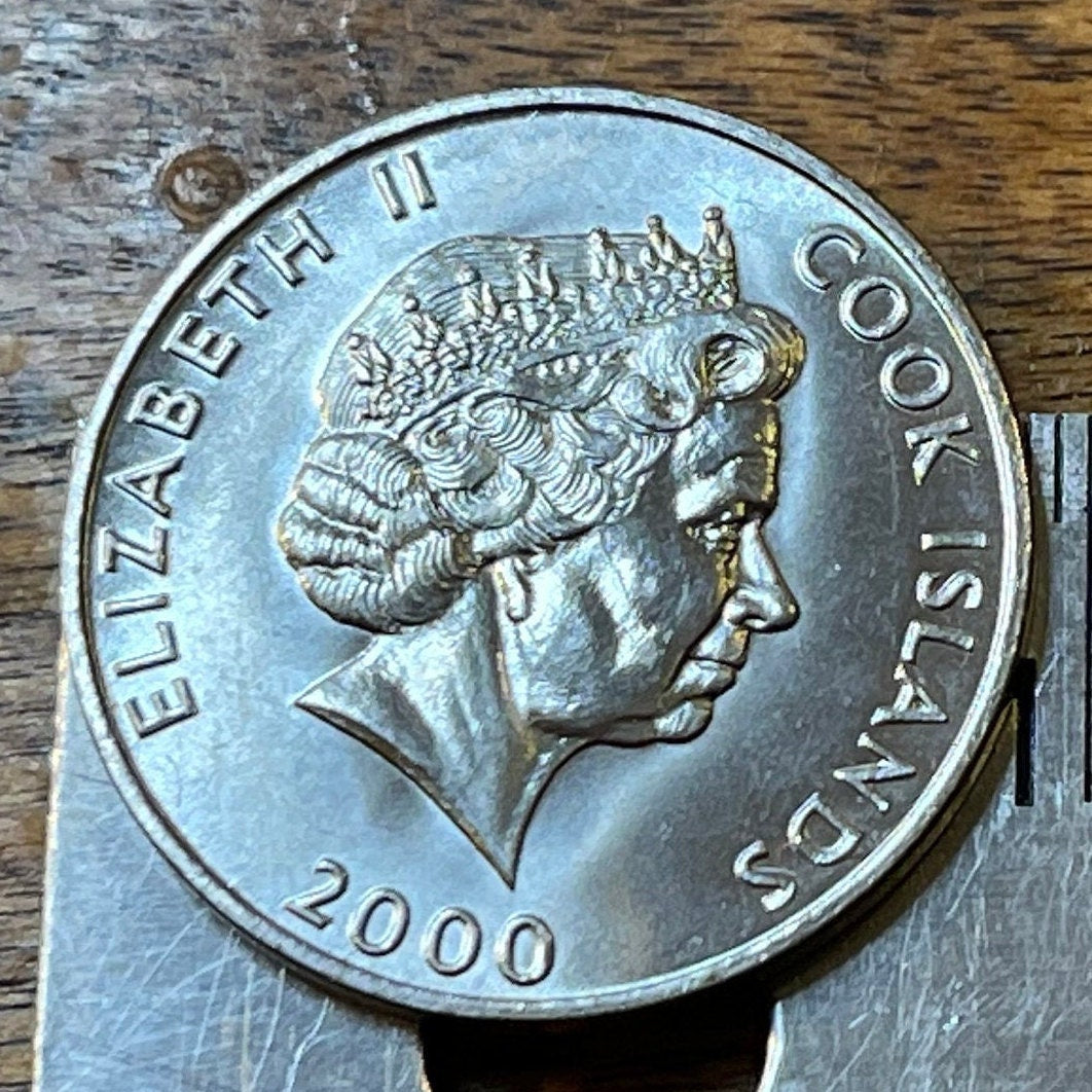 Atua Tangaroa 5 Cents Cook Islands Authentic Coin Money for Jewelry and Craft Making
