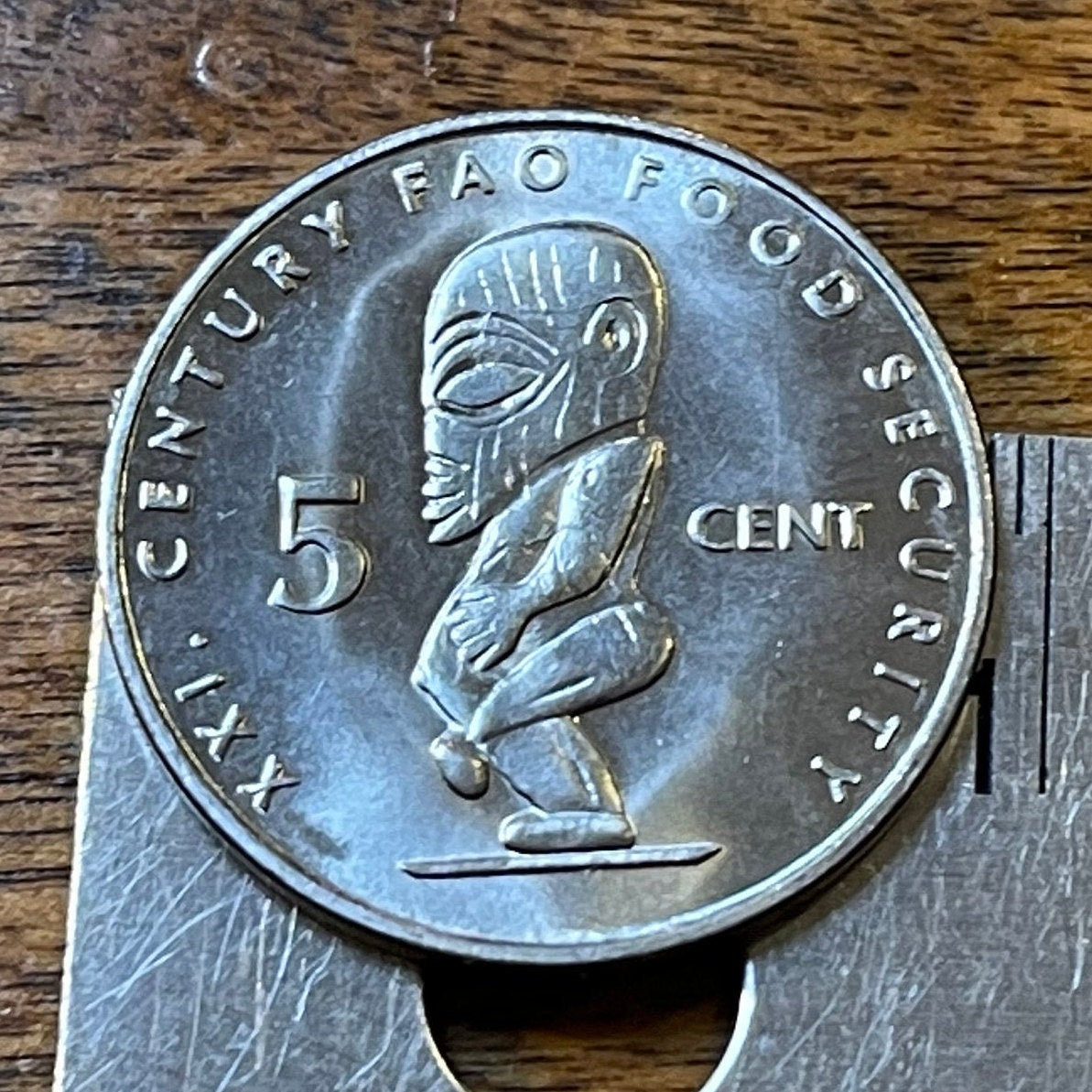 Atua Tangaroa 5 Cents Cook Islands Authentic Coin Money for Jewelry and Craft Making
