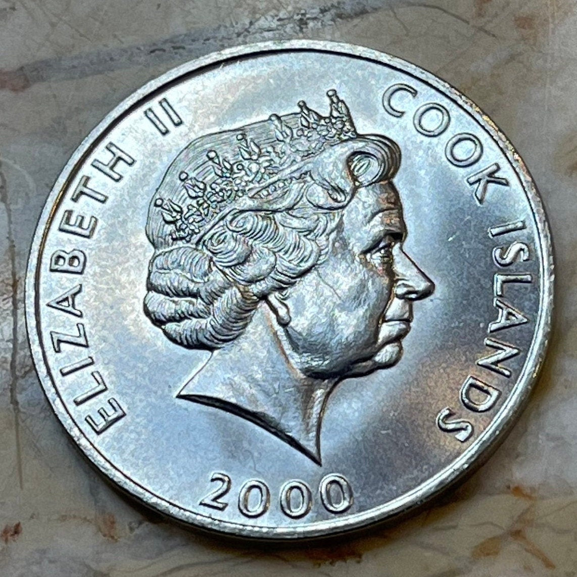 Atua Tangaroa 5 Cents Cook Islands Authentic Coin Money for Jewelry and Craft Making
