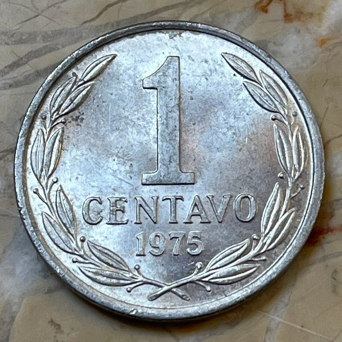 Andean Condor 1 Centavo Chile Authentic Coin Money for Jewelry and Craft Making