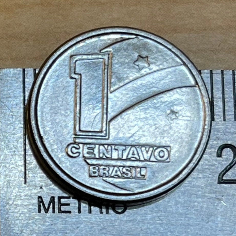 Cowboy 1 Centavo Brazil Authentic Coin Money for Jewelry and Craft Making (Boiadeiro, Vaqueiro, Gaucho)