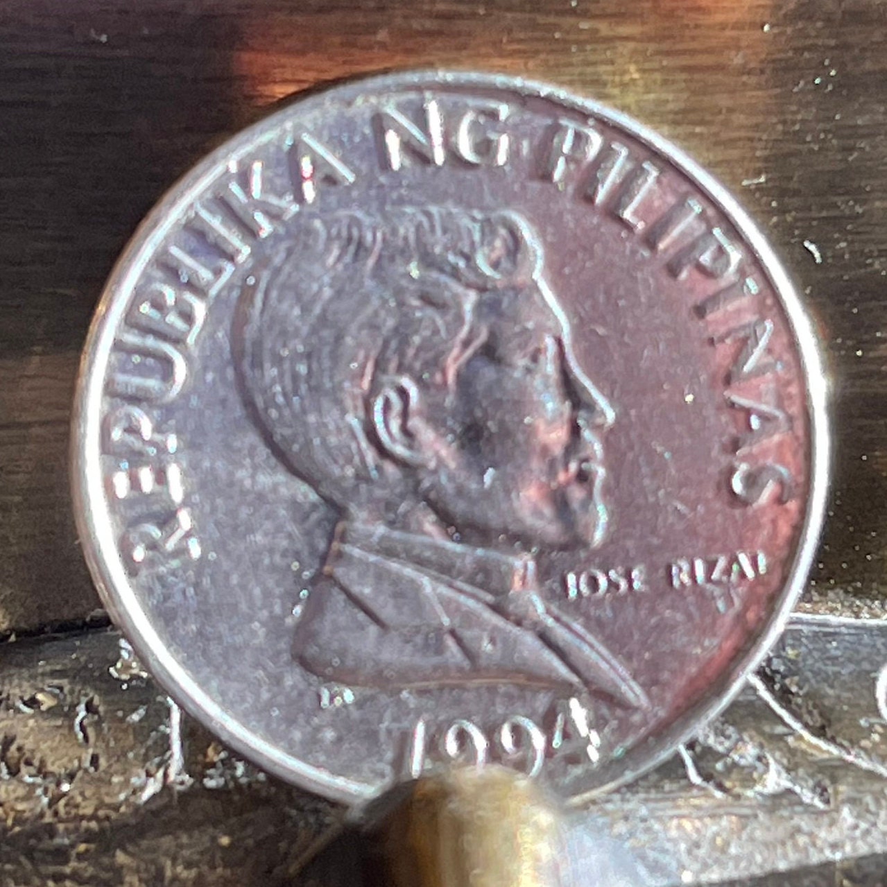 Dwarf Buffalo & Jose Rizal Philippines 1 Piso Authentic Coin Money for Jewelry and Craft Making (Tamaraw Cattle)
