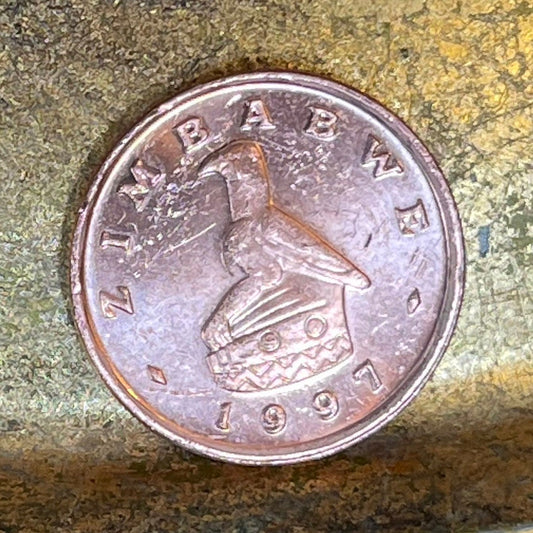 Great Zimbabwe Bird 1 Cent Bacheleur Eagle Authentic Coin Money for Jewelry and Craft Making