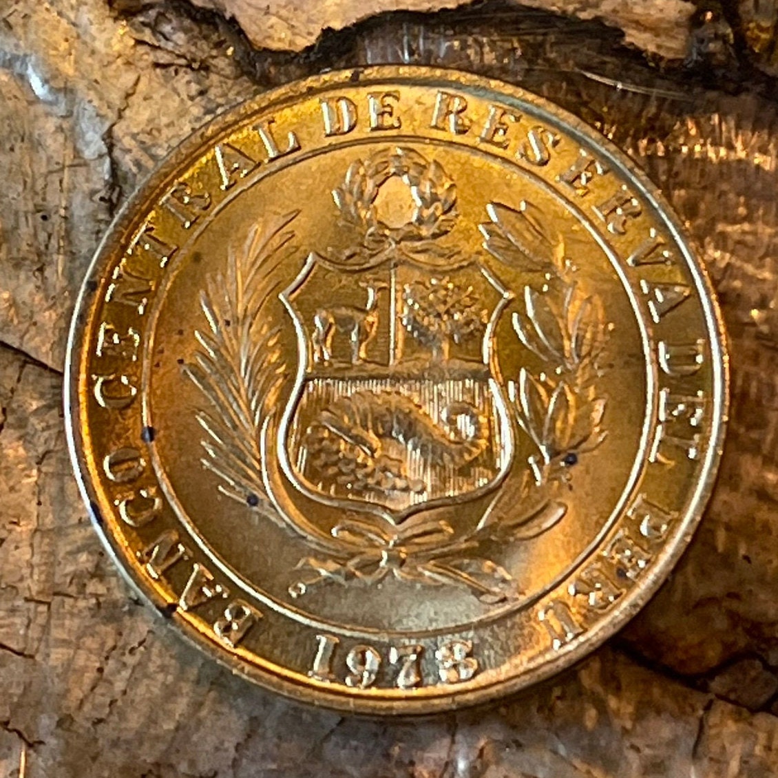 Revolutionary Tupac Amaru II 10 Soles Peru Authentic Coin Money for Jewelry and Craft Making (Indigenous Leader)