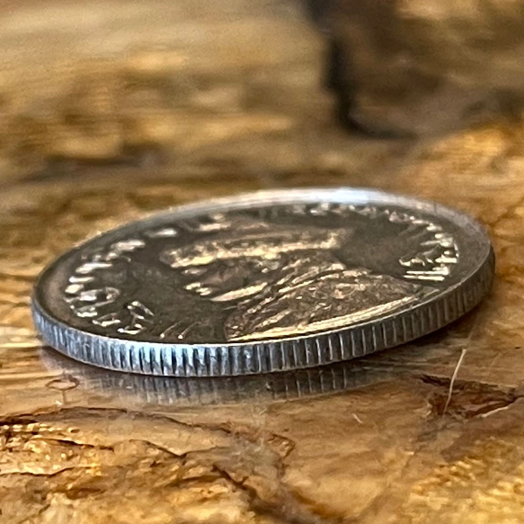 Buddha Symbols & King Jigme Dorji Wangchuck 1/2 Rupee Bhutan Authentic Coin Money for Jewelry and Craft Making