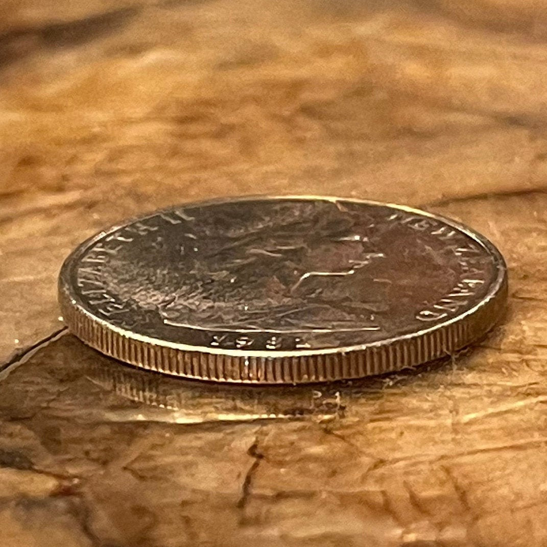 Maori Ancestor-Mask Koruru 10 Cents New Zealand Authentic Coin Money for Jewelry and Craft Making