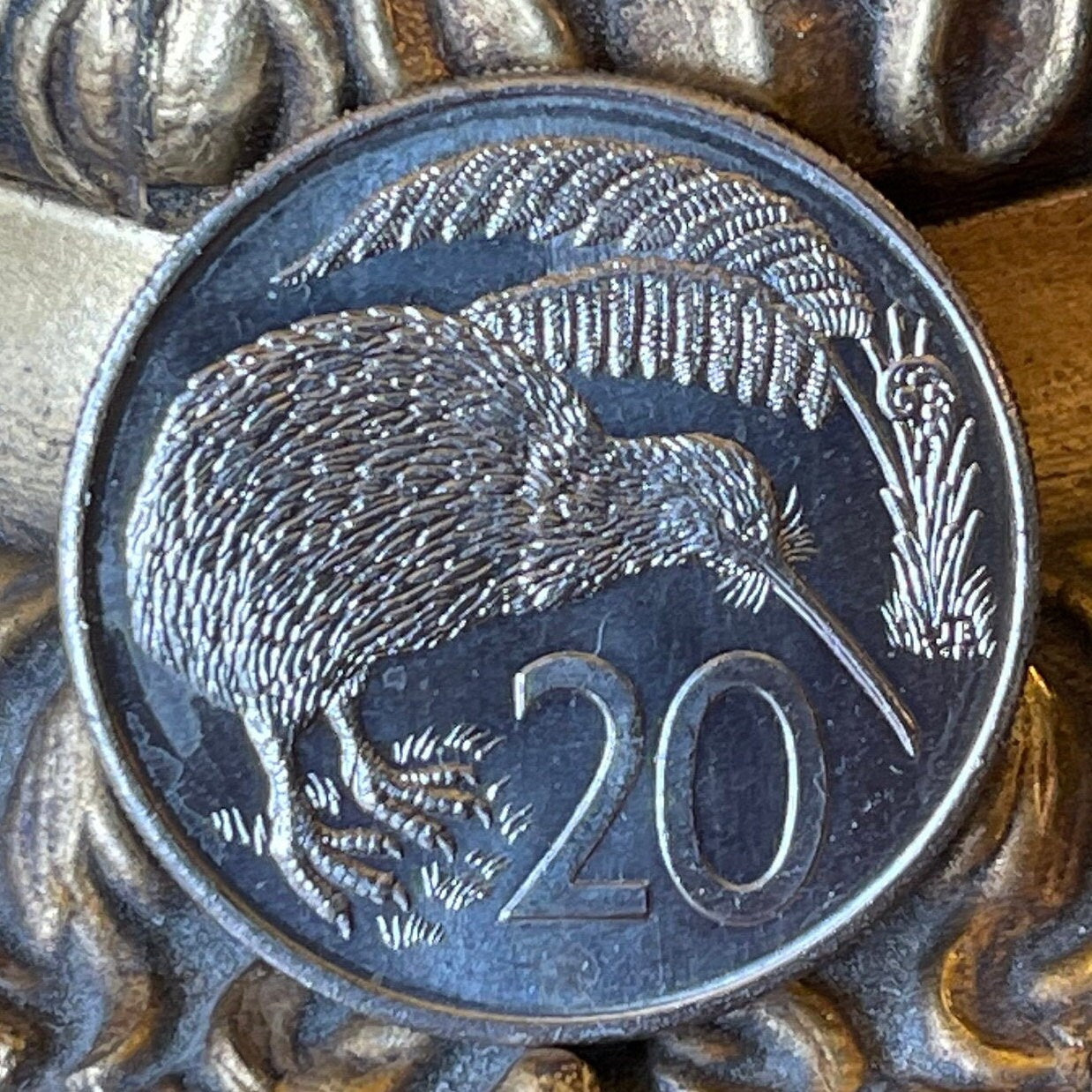 Kiwi 20 Cents New Zealand Authentic Coin Charm for Jewelry and Craft Making