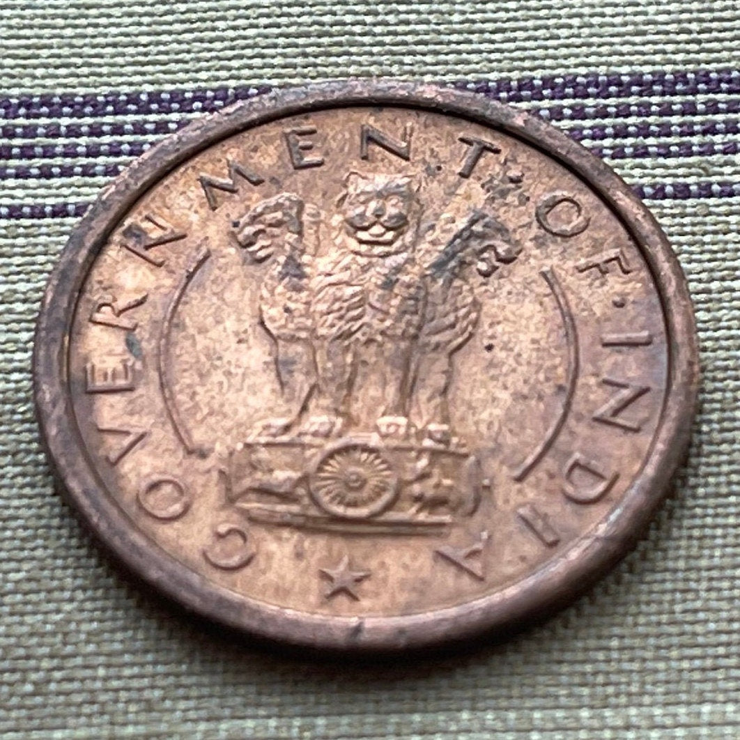 Manipuri Pony & Ashoka Capitol 1 Pice India Authentic Coin Money for Jewelry and Craft Making (Horse) (Polo Pony)