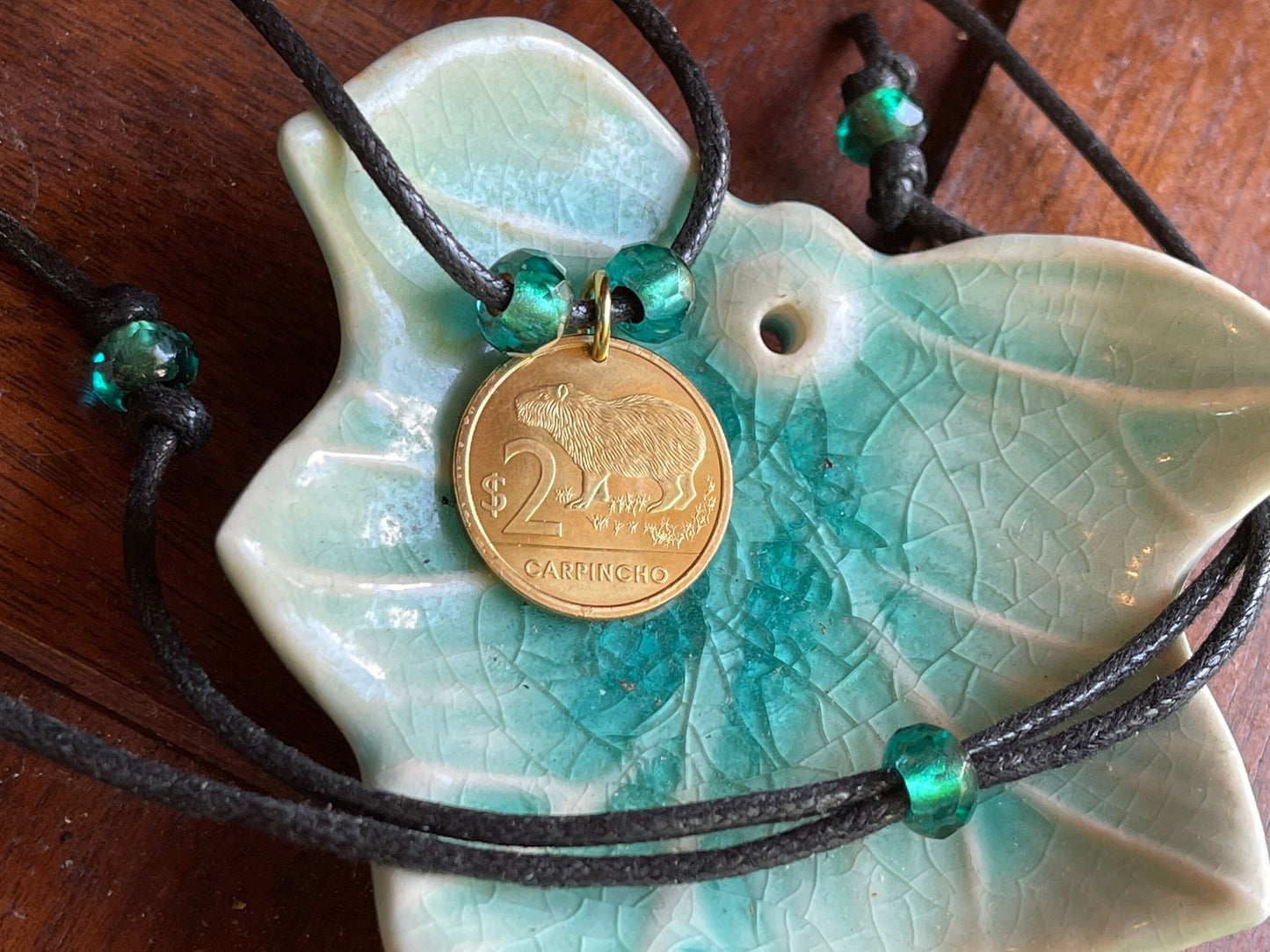 Custom coin pendant necklace made to order or kit, choose style, any coin, leather cord, beads, assorted closures, your choice color scheme