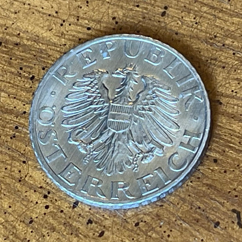 Eagle 5 Groschen Austria Authentic Coin Money for Jewelry and Craft Making
