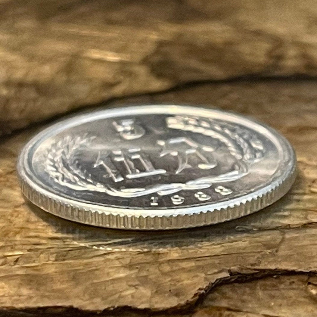 Tiananmen Gate 5 Fen China Authentic Coin Money for Jewelry and Craft Making (Gate of Heavenly Peace)