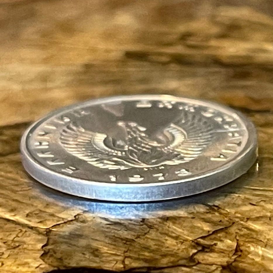 Olive Branch & Phoenix 20 Lepta Greece Authentic Coin Money for Jewelry and Craft Making (1973)
